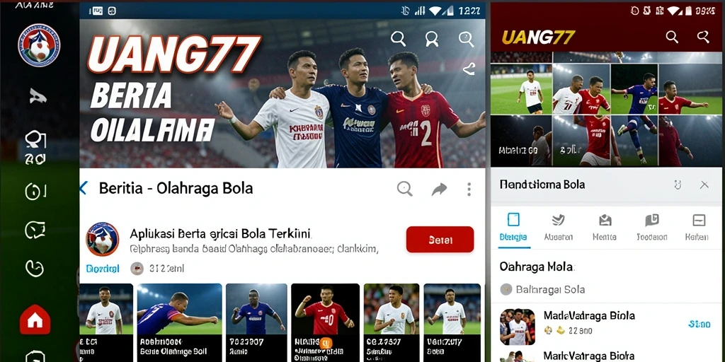 Antarmuka aplikasi UANG77 yang informatif dan menarik.