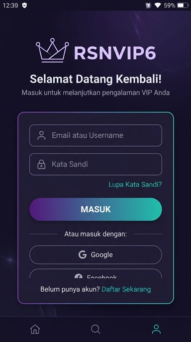 Panduan Masuk Akun rsnvip6 untuk Android